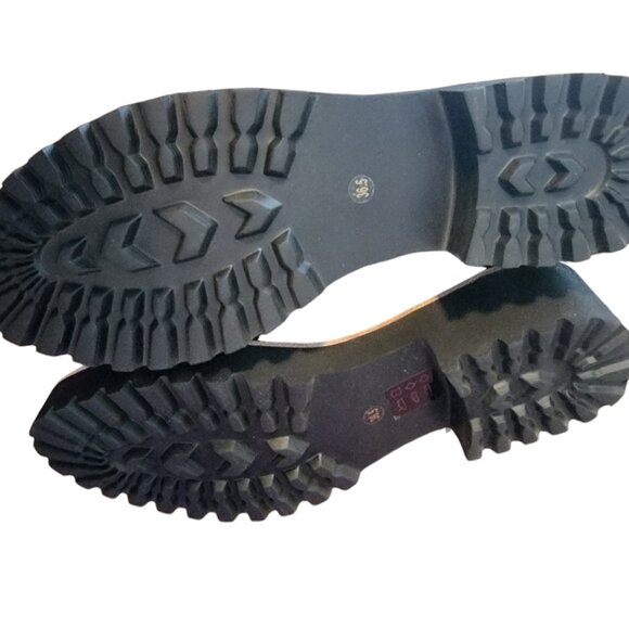 All Black Womens Nu Banded Gray Ankle Boots Shoes 36.5 Medium - Picture 13 of 14